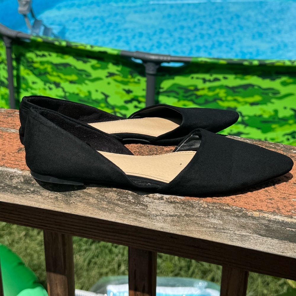 Time and Tru Black Women's Flats